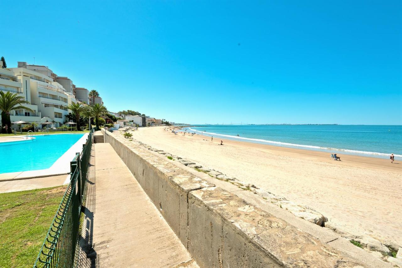 On Beach Deluxe Apartment With Pools And Own Garden El Puerto de Santa María Exteriör bild