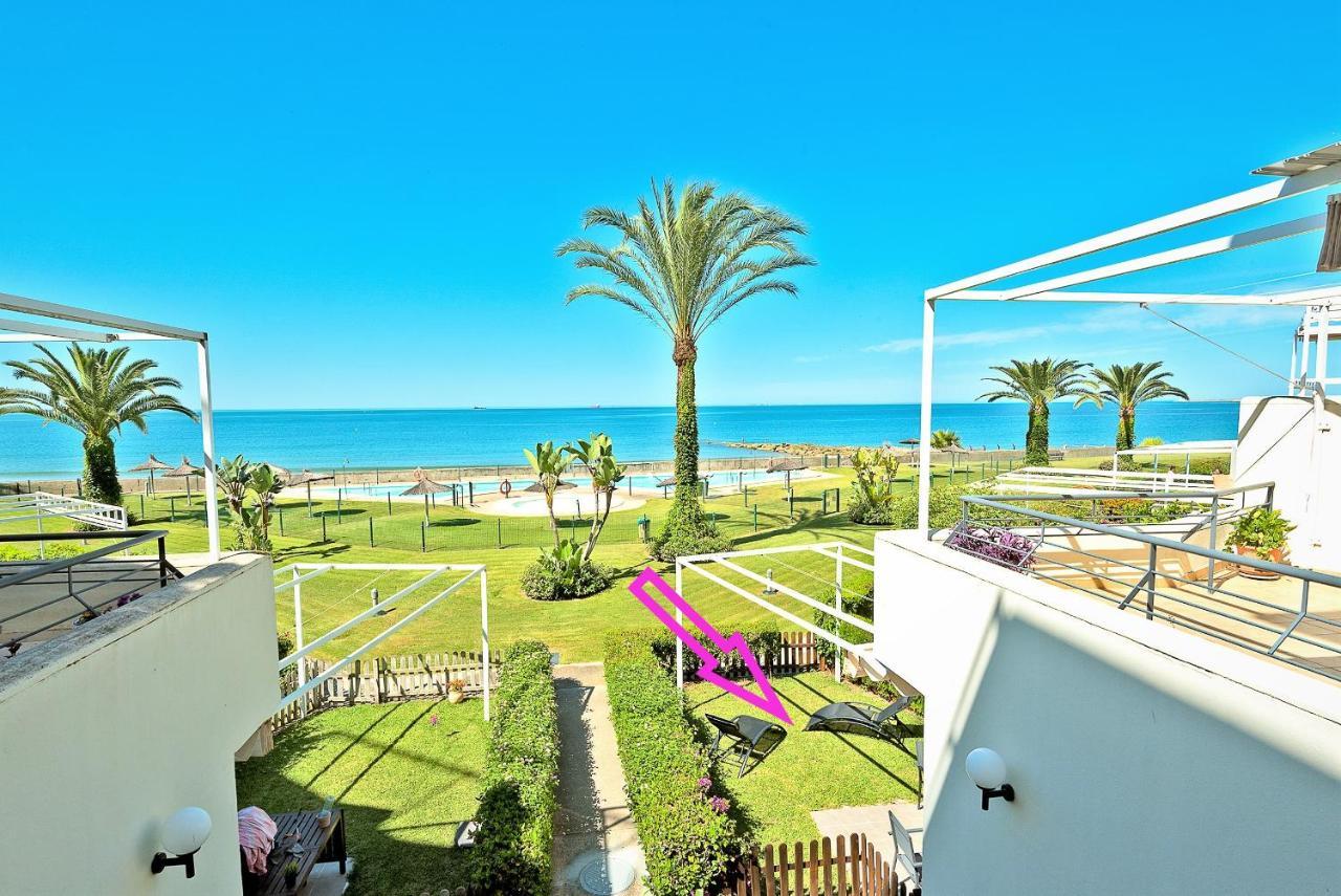 On Beach Deluxe Apartment With Pools And Own Garden El Puerto de Santa María Exteriör bild